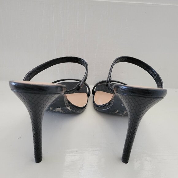 Black Heels Sz 8 - Picture 4 of 4
